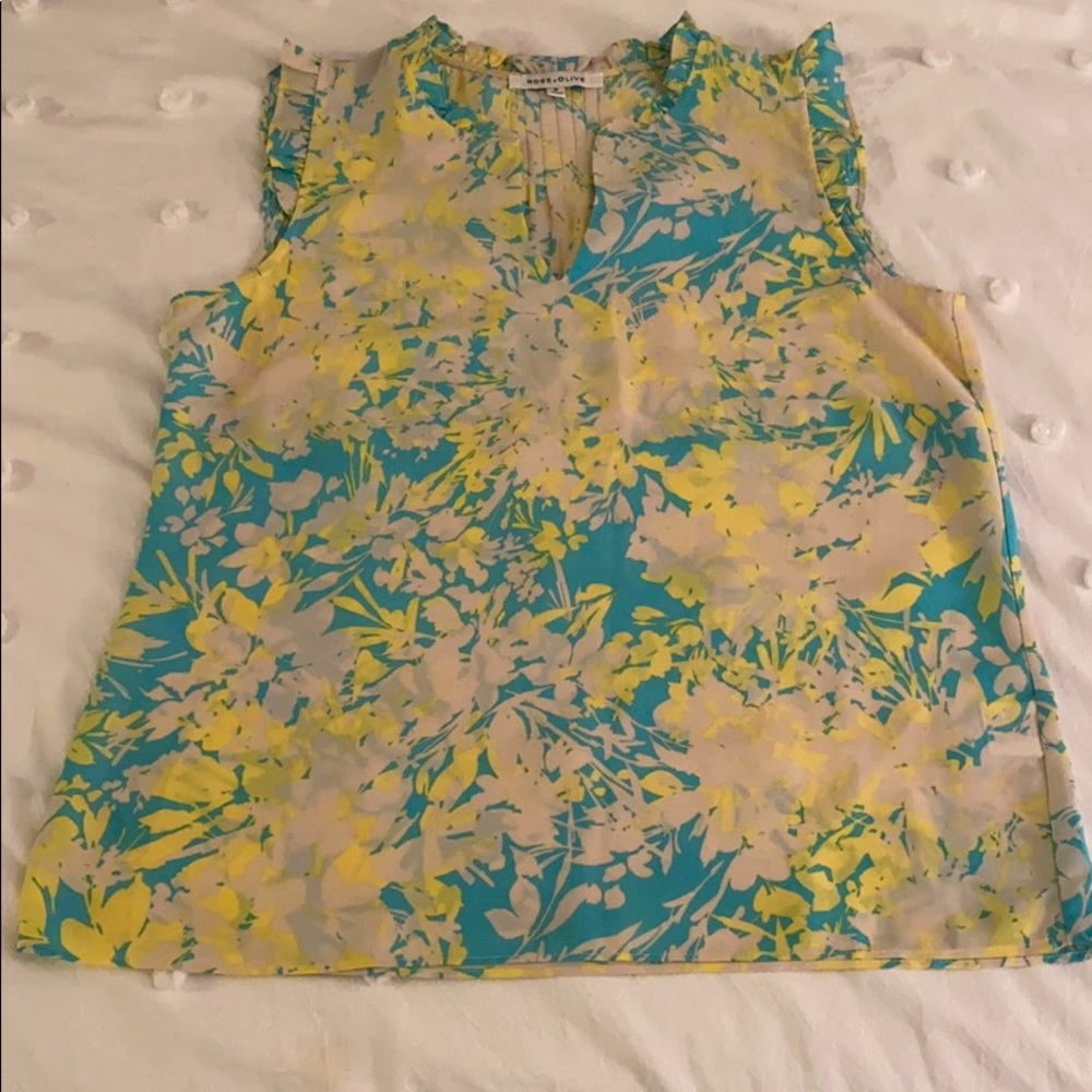 Light sleeveless blouse
